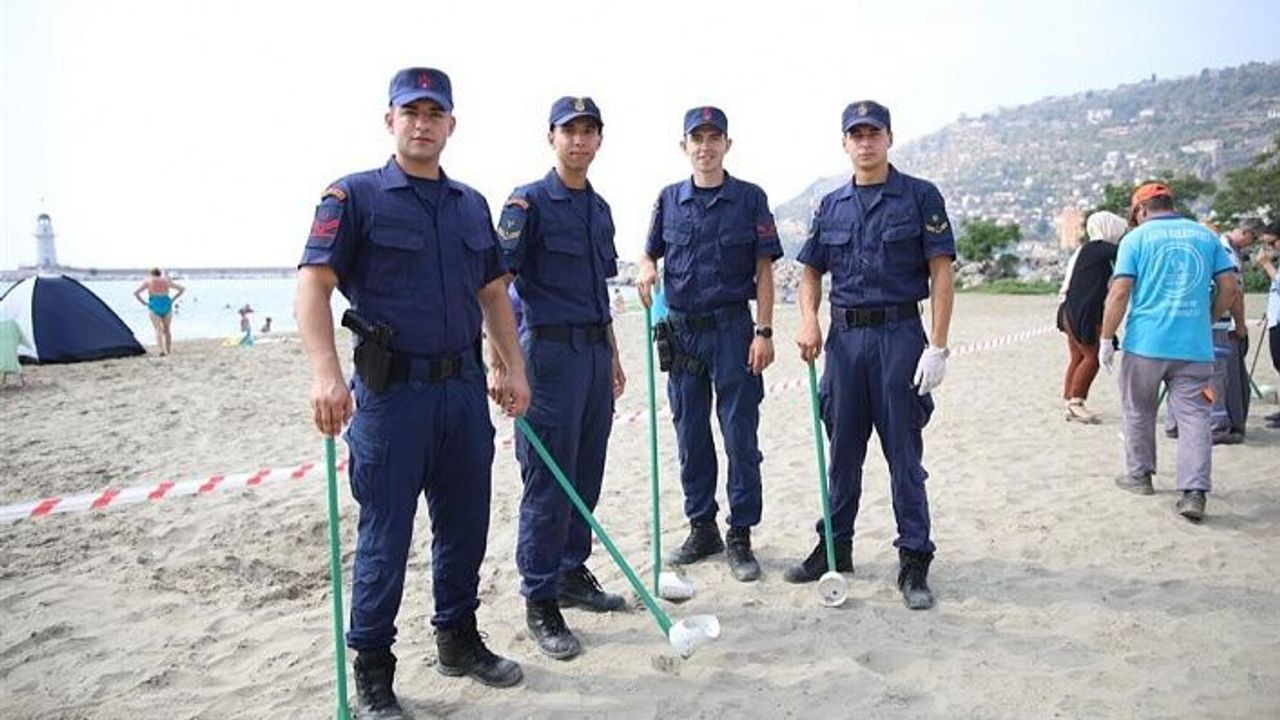 Galip Dere Halk Plajı'nda ikinci kategorize çalışması gerçekleştirildi