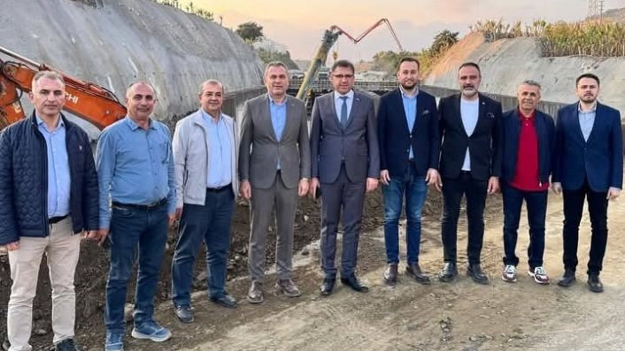 Tavlı Alanya’nın yeni çevre yolunda inceleme yaptı