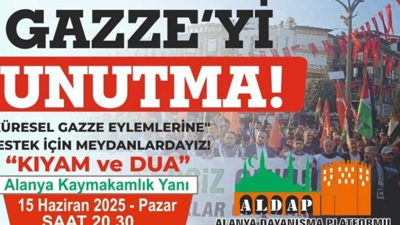 Alanya’da ‘Seccadeni al ve gel’ çağrısı