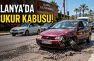 Alanya’da çukur kabusu: Araç perte çıktı!