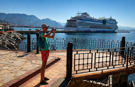 Alanya’ya kruvaziyer akını: 2 bin 129 turist geldi