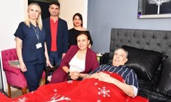 Başhekim Karakuş Yılmaz’dan Gazi Murat Caner’e anlamlı ziyaret