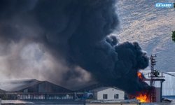 Manavgat’ta patates üretim tesisinde yangın