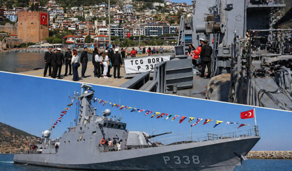 Alanya’da TCG BORA’ya yoğun ilgi