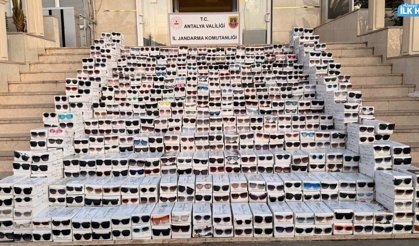 Alanya’da 20 milyonluk kaçak gözlük operasyonu