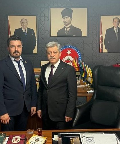 EMŞAV Alanya’dan TÜRKAV Genel Başkanı Korkmaz’a ziyaret