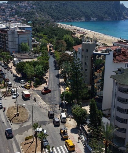 Güzelyalı’da asfalt mesaisi başladı