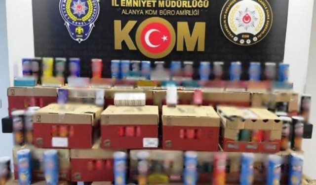 Alanya’da kaçakçılığa büyük darbe!