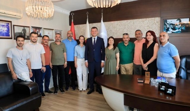 Kaymakam Ürkmezer’den AGC’ye veda ziyareti 