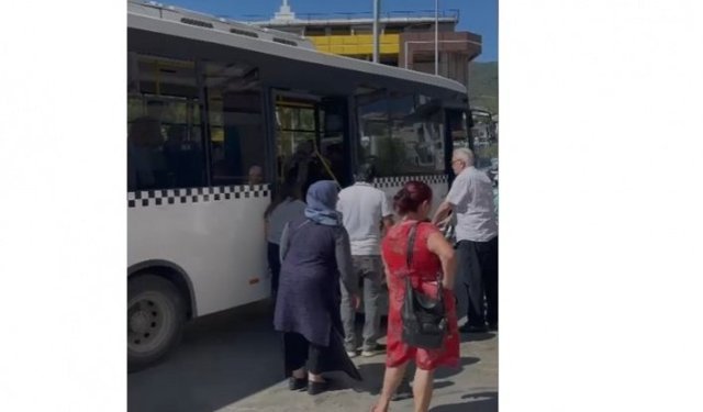 Alanya’da sürücüden hayati davranış