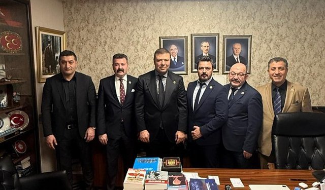 EMŞAV Alanya, MHP Başdanışmanı Bayraktar ile görüştü