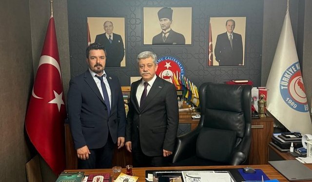 EMŞAV Alanya’dan TÜRKAV Genel Başkanı Korkmaz’a ziyaret