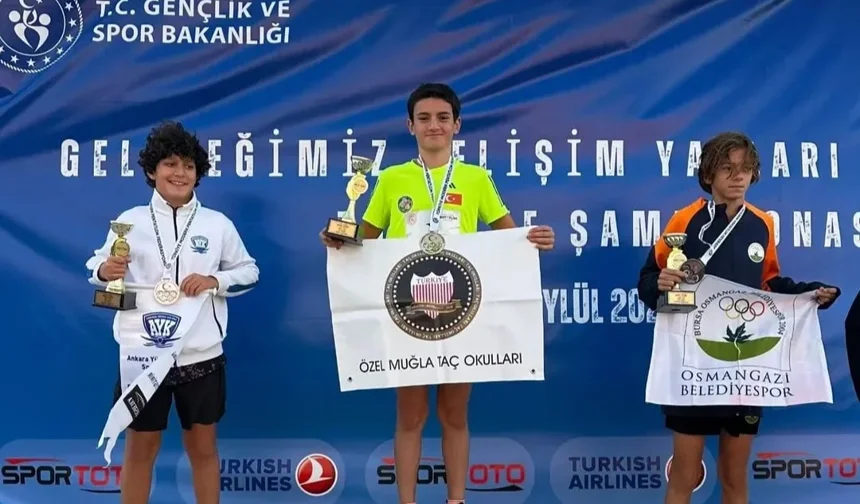 Muğlalı sporcu Türkiye Şampiyonu oldu