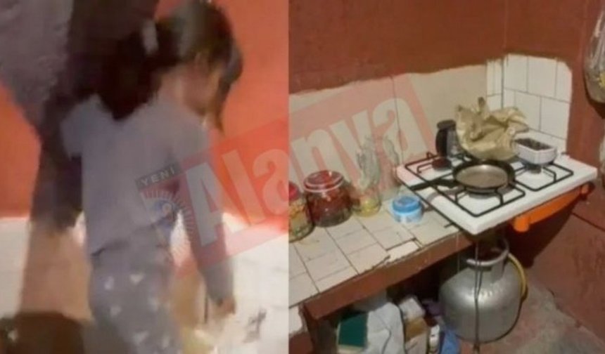 Alanya'da vicdanları sızlatan dram: Baba cezaevinde, anne terk etmiş