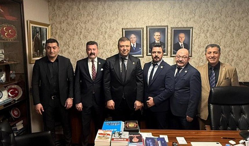 EMŞAV Alanya, MHP Başdanışmanı Bayraktar ile görüştü