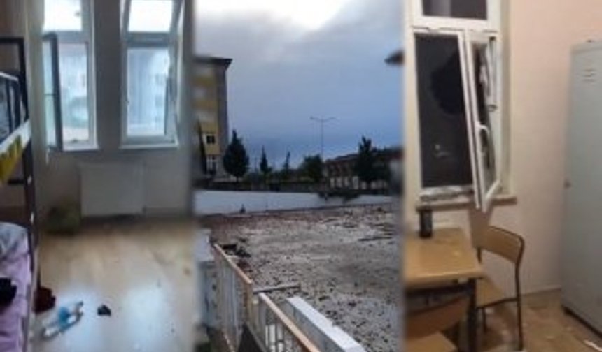 Alanya’da hortum yıkıp geçti! 1 öğrenci yaralandı