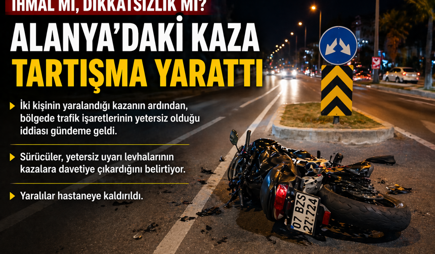 Alanya’daki kaza sonrası ihmal tartışması
