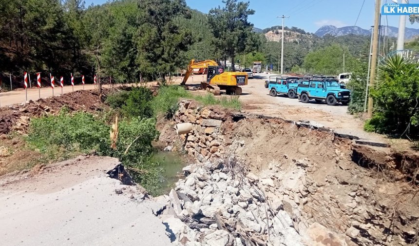 Alanya’da 60 yıllık köprü yıkılıyor, yerine yenisi yapılacak