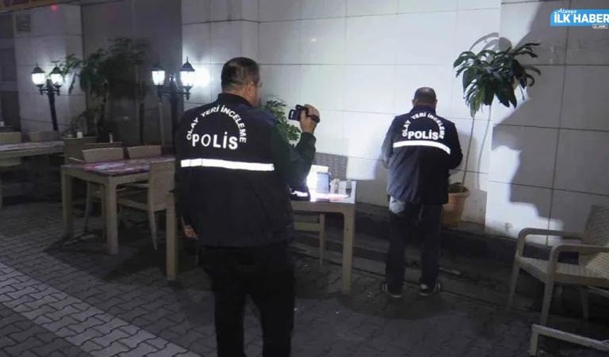 Alanya’da restoranda silahlı saldırı: 2 yaralı